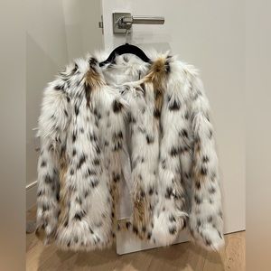7 for All Mankind faux fur jacket